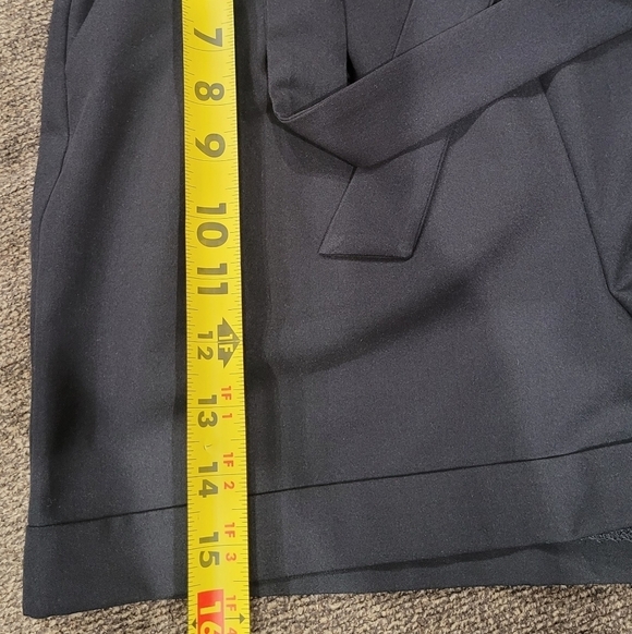 ASOS Women Black Tie High Waist Casual Shorts with Pockets Size 2- NWT. - Picture 10 of 12